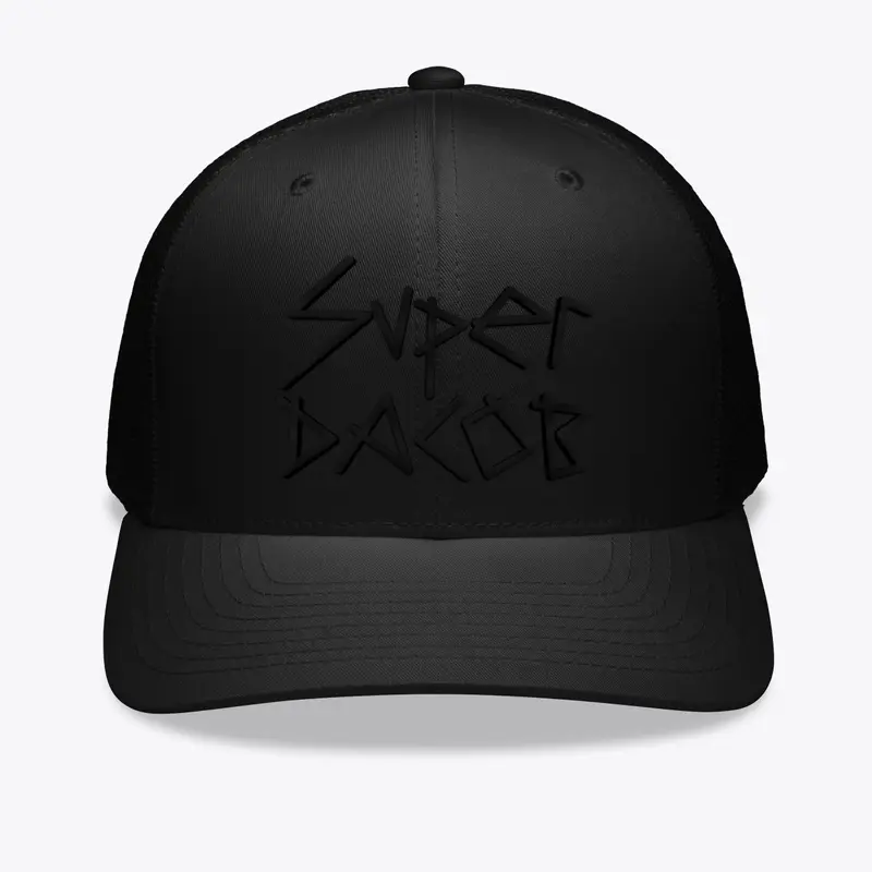 Super Dacob Black Logo Cap