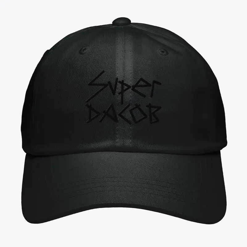 Super Dacob Black Logo Cap